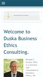 Mobile Screenshot of businessethicszone.com